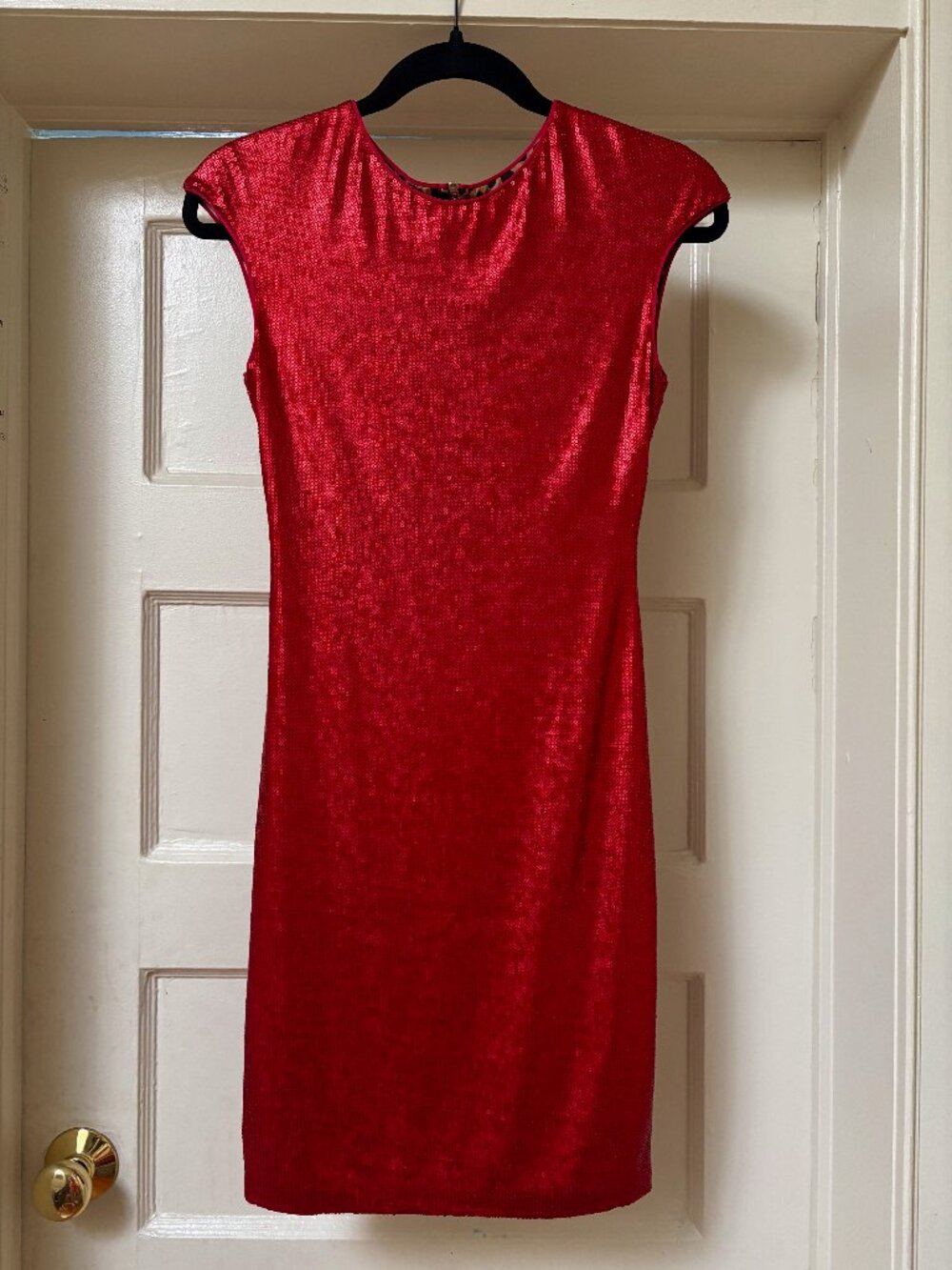 Twenty Cluny Red Sequin Cap Sleeve Dress US 4/FR 36 ✨LIKE NEW✨